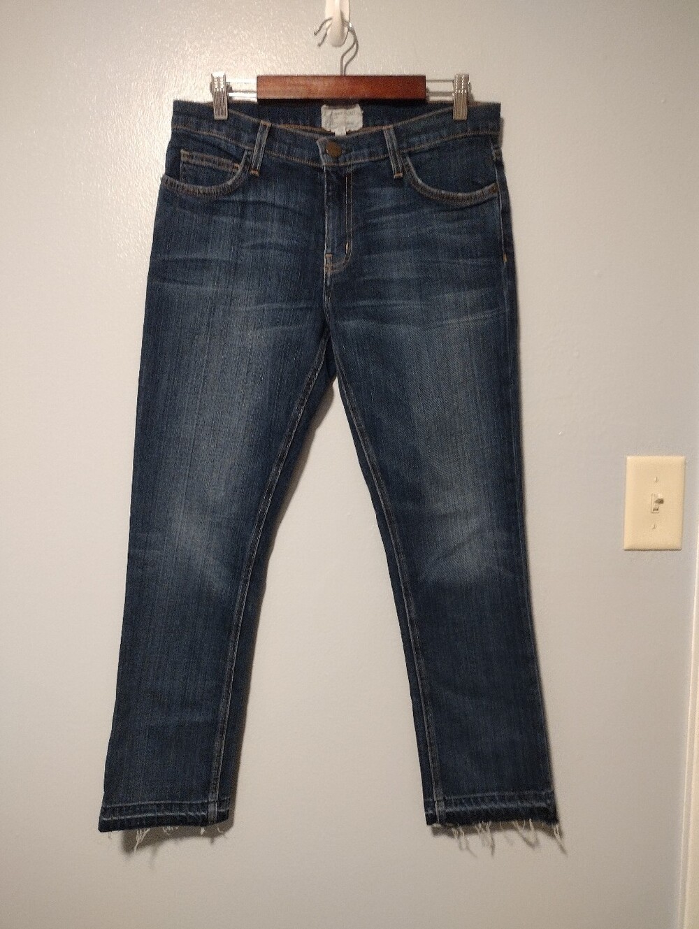 Current Elliot loved Cropped Straight Jeans
